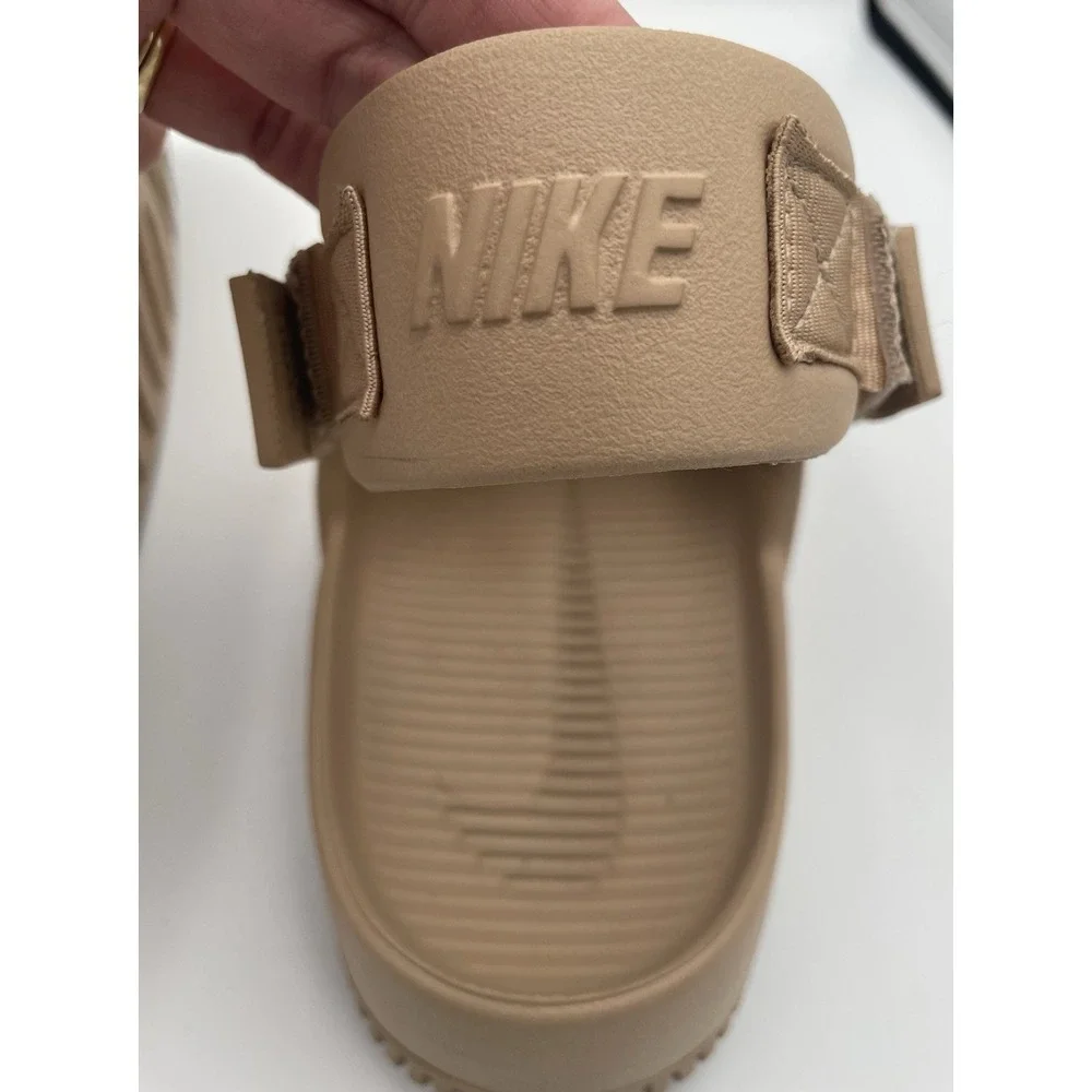 Nike Calm Mule Shoes 'Hemp' (FD5131-200) Size M 11 W12 Adjustable Clogs Slides